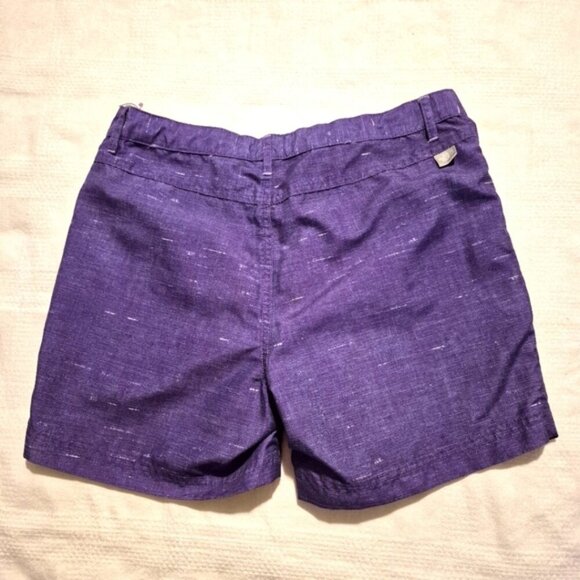 North Face girls size Large or 14/16 purple adjustable waist shorts, VGUC - Picture 2 of 7